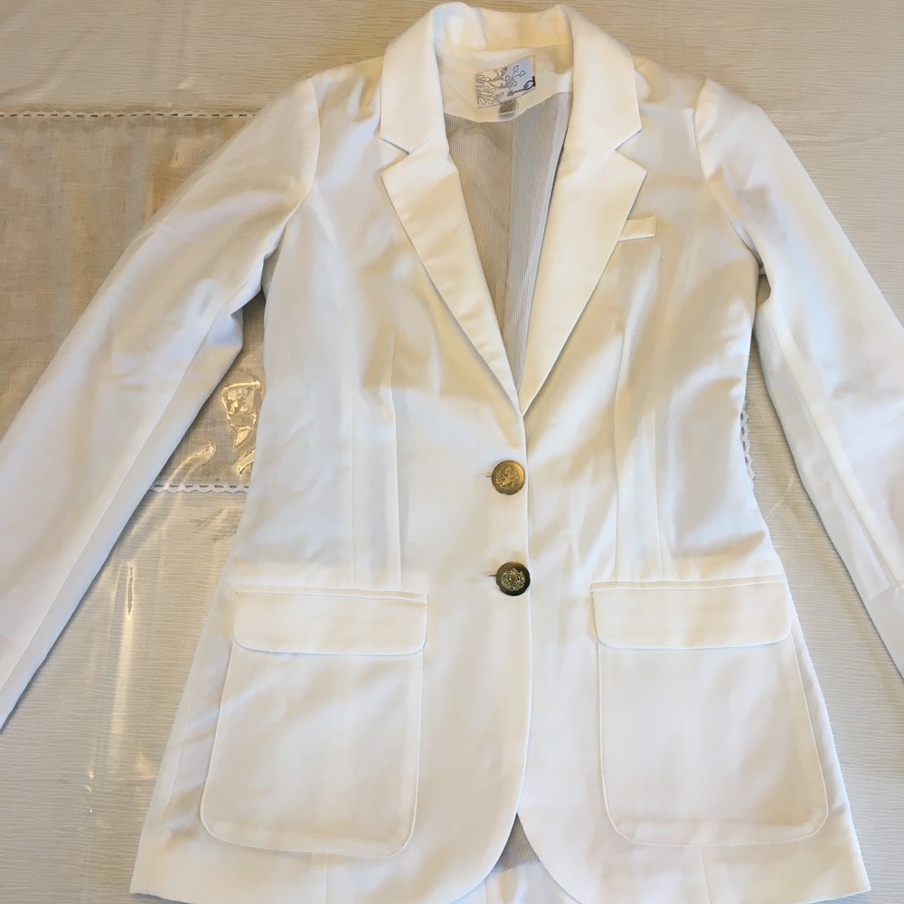 White blazer
